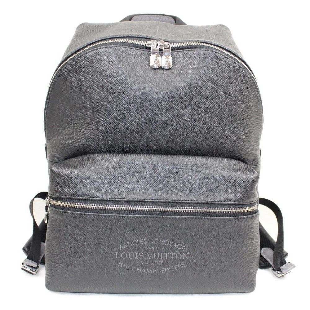 Louis Vuitton Discovery Backpack PM Black Taiga Leather